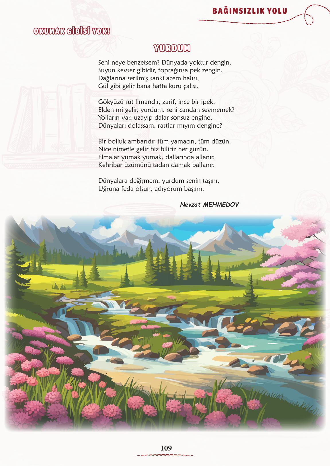 6. Sınıf Türkçe 1. Kitap Meb Yayınları Ders Kitabı Sayfa 110 Cevapları