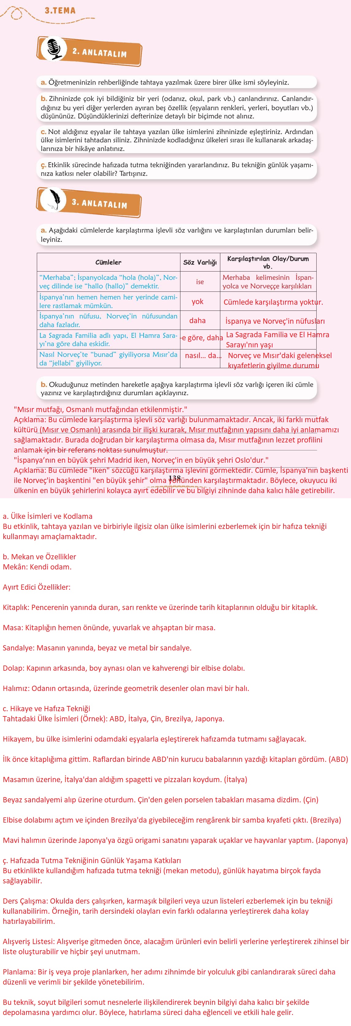 6. Sınıf Türkçe 1. Kitap Meb Yayınları Ders Kitabı Sayfa 139 Cevapları