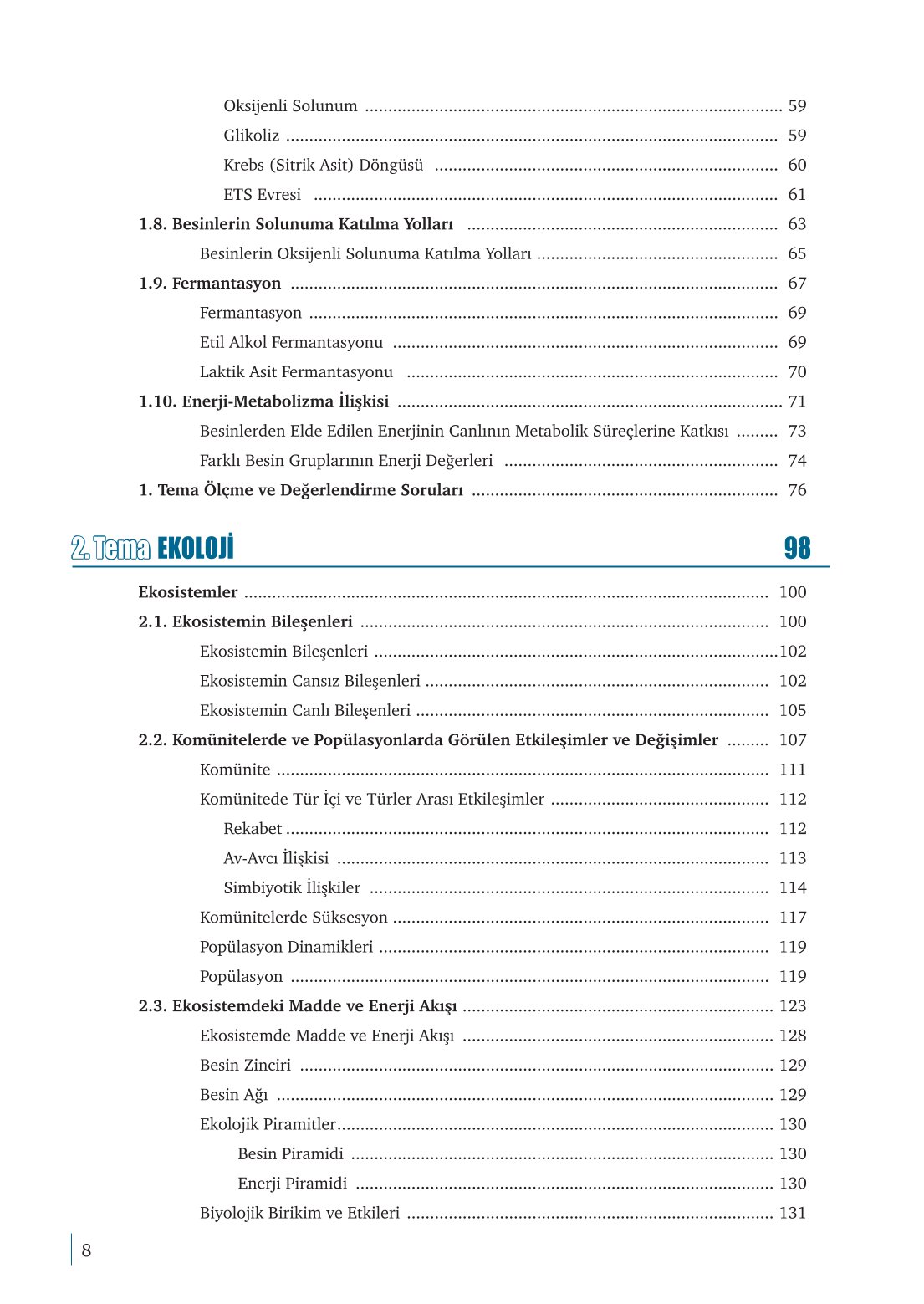 10. Sınıf Meb Yayınları Biyoloji Ders Kitabı Sayfa 8 Cevapları 10. Sınıf Meb Yayınları Biyoloji Ders Kitabı Sayfa 8 Cevapları