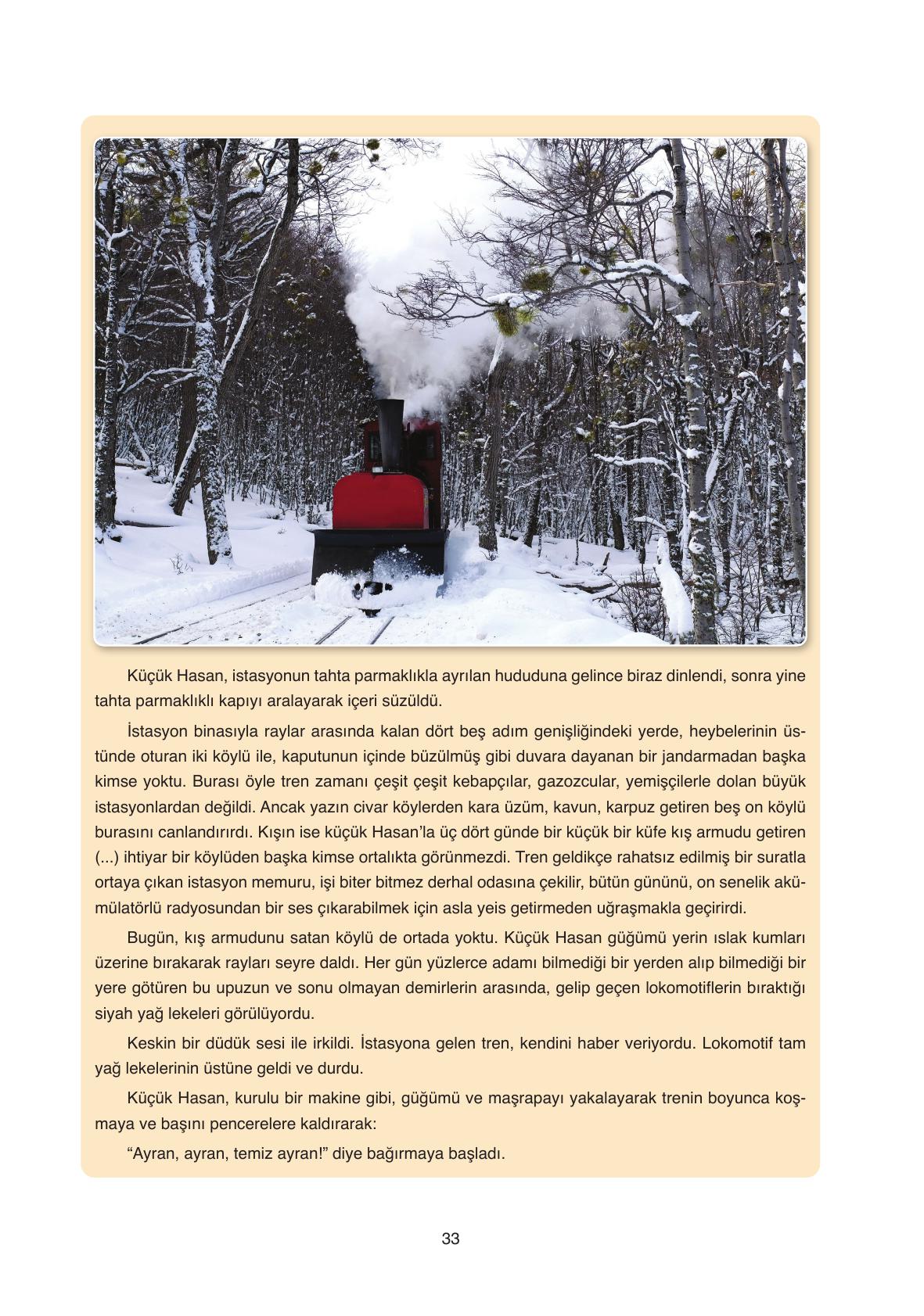 11. Sınıf Ata Yayıncılık Türk Dili Ve Edebiyatı Ders Kitabı Sayfa 33 Cevapları