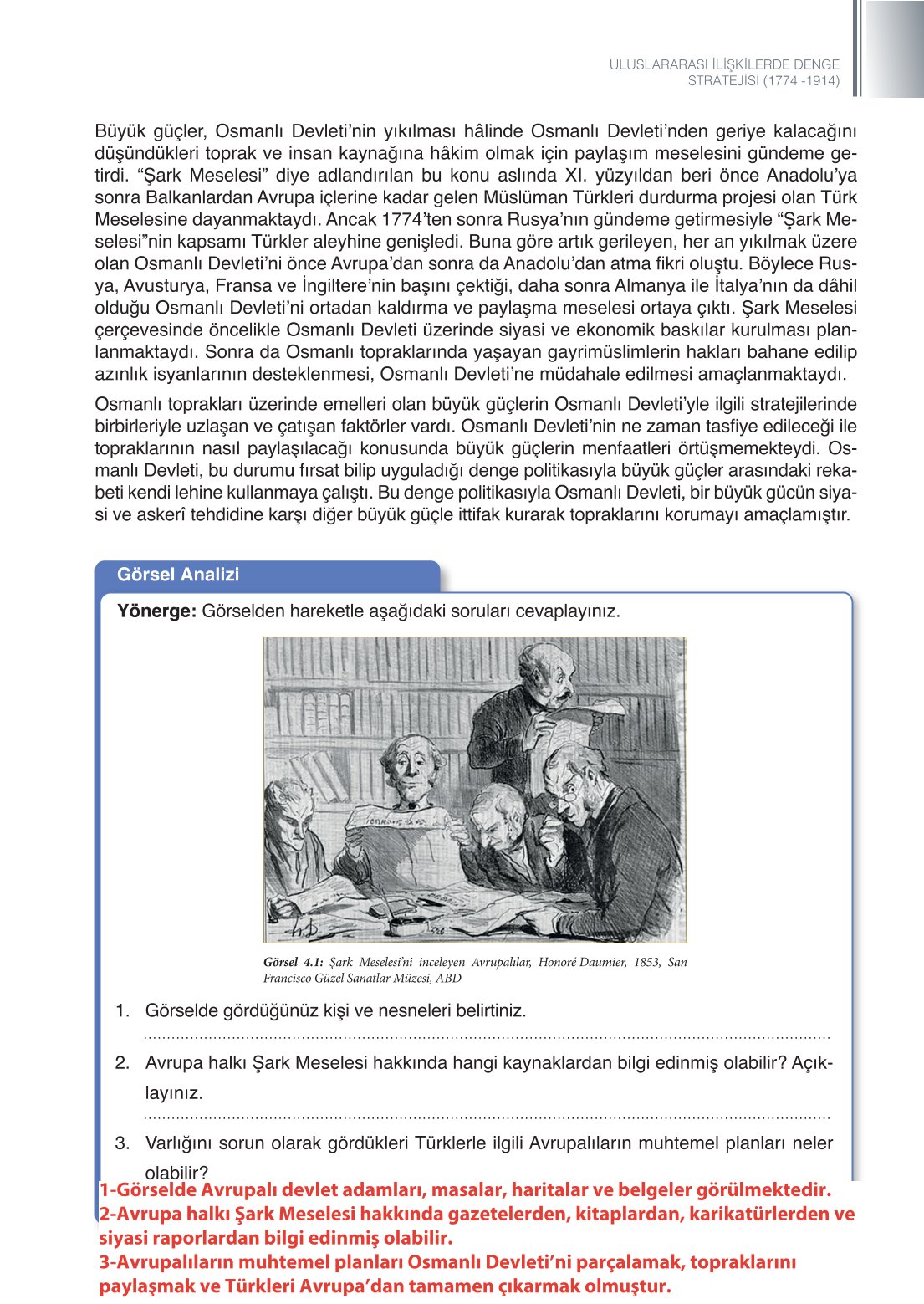 11. Sınıf Meb Yayınları Tarih Ders Kitabı Sayfa 137 Cevapları
