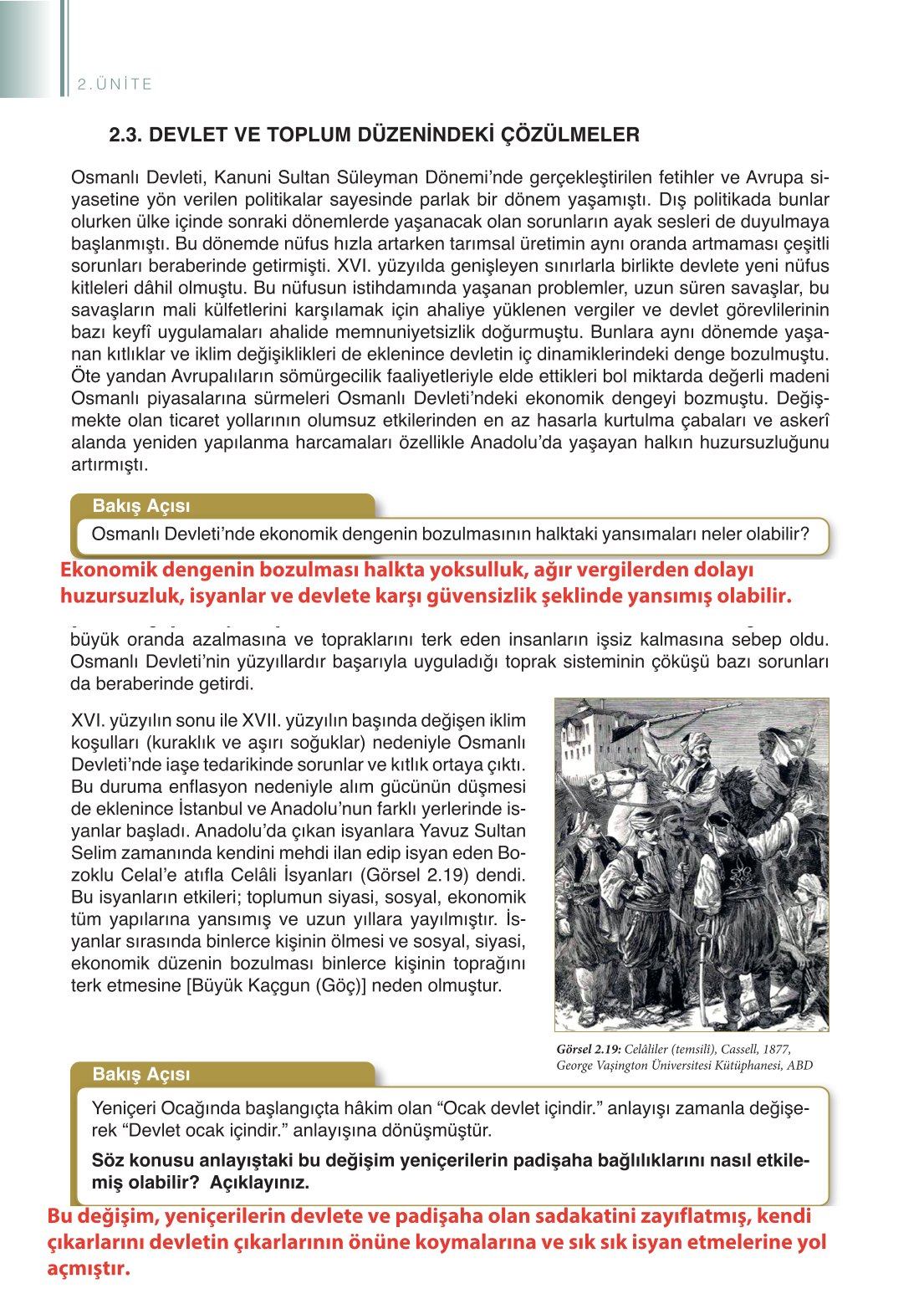 11. Sınıf Meb Yayınları Tarih Ders Kitabı Sayfa 66 Cevapları