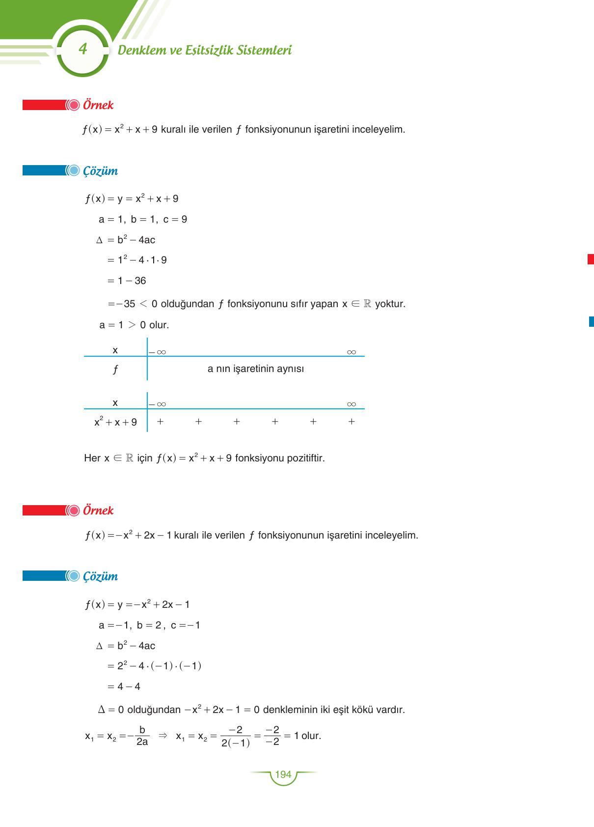 11. Sınıf Sdr Dikey Yayıncılık Matematik Ders Kitabı Sayfa 195 Cevapları