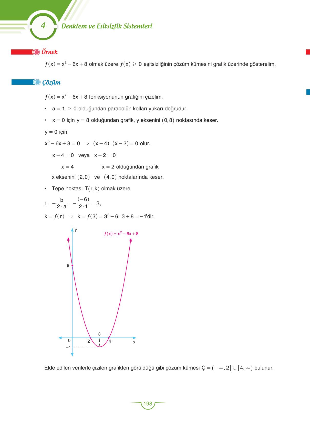 11. Sınıf Sdr Dikey Yayıncılık Matematik Ders Kitabı Sayfa 199 Cevapları