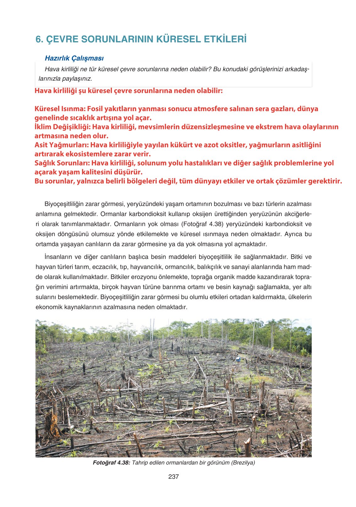 11. Sınıf Yıldırım Yayınları Coğrafya Ders Kitabı Sayfa 237 Cevapları 11. Sınıf Yıldırım Yayınları Coğrafya Ders Kitabı Sayfa 237 Cevapları