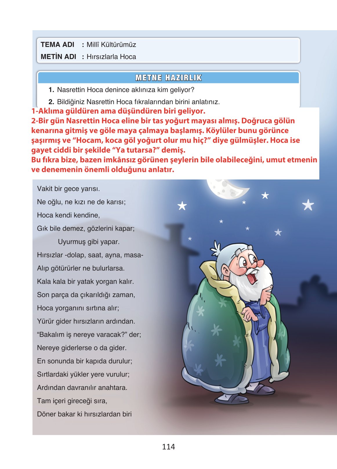 4. Sınıf Ada Yayıncılık Türkçe Ders Kitabı Sayfa 114 Cevapları 4. Sınıf Ada Yayıncılık Türkçe Ders Kitabı Sayfa 114 Cevapları