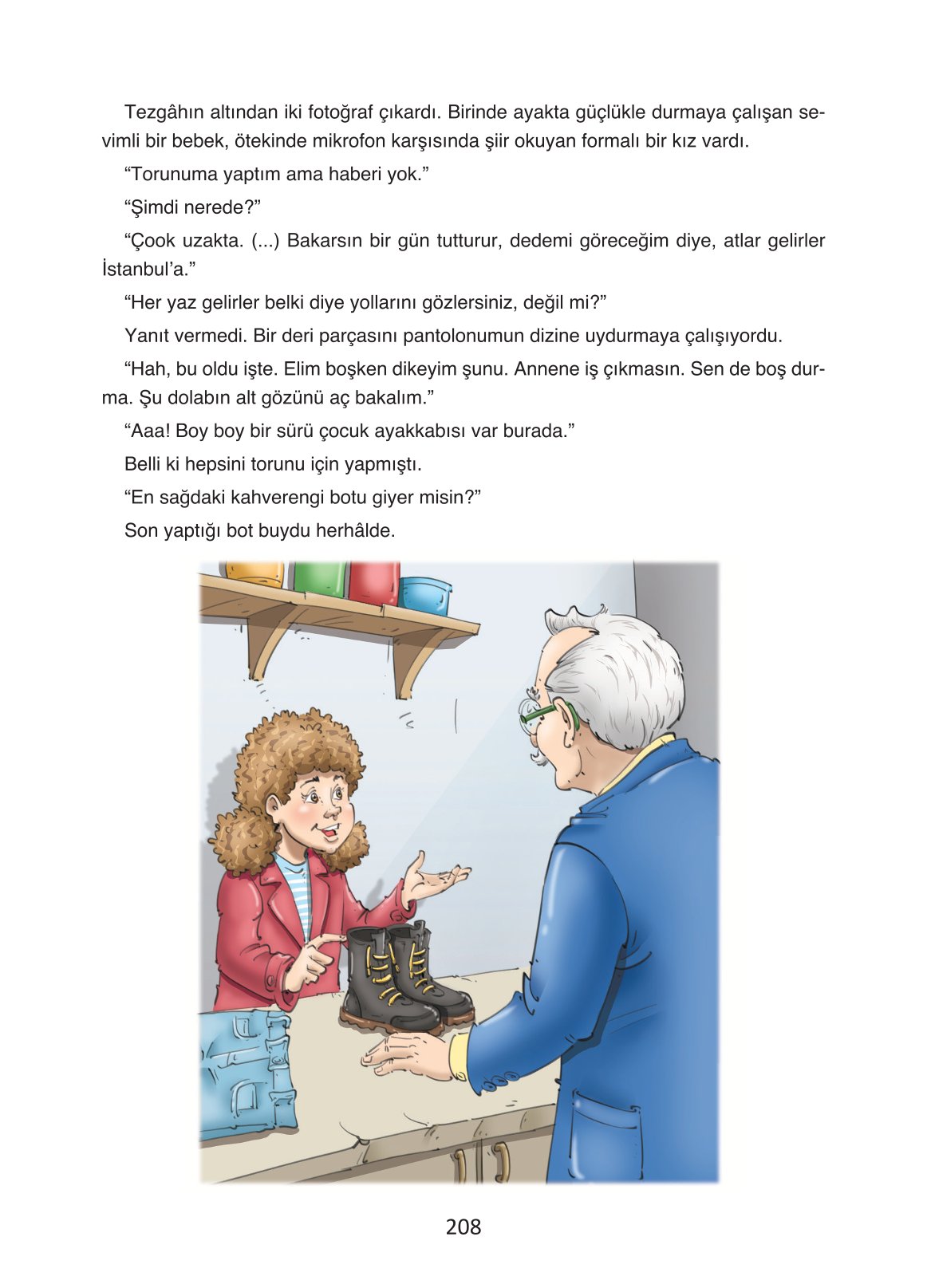 4. Sınıf Ada Yayıncılık Türkçe Ders Kitabı Sayfa 208 Cevapları