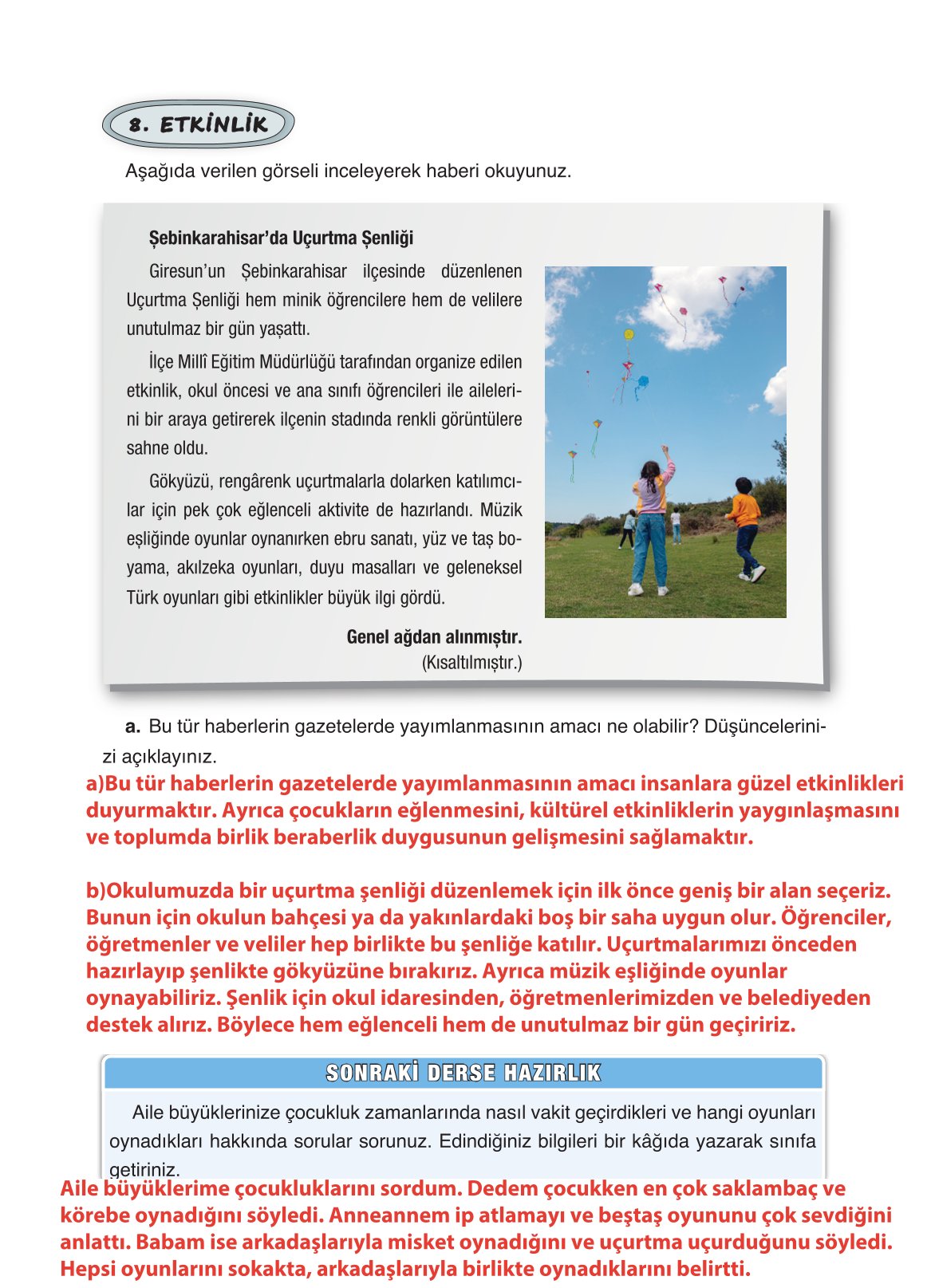 4. Sınıf Ada Yayıncılık Türkçe Ders Kitabı Sayfa 35 Cevapları