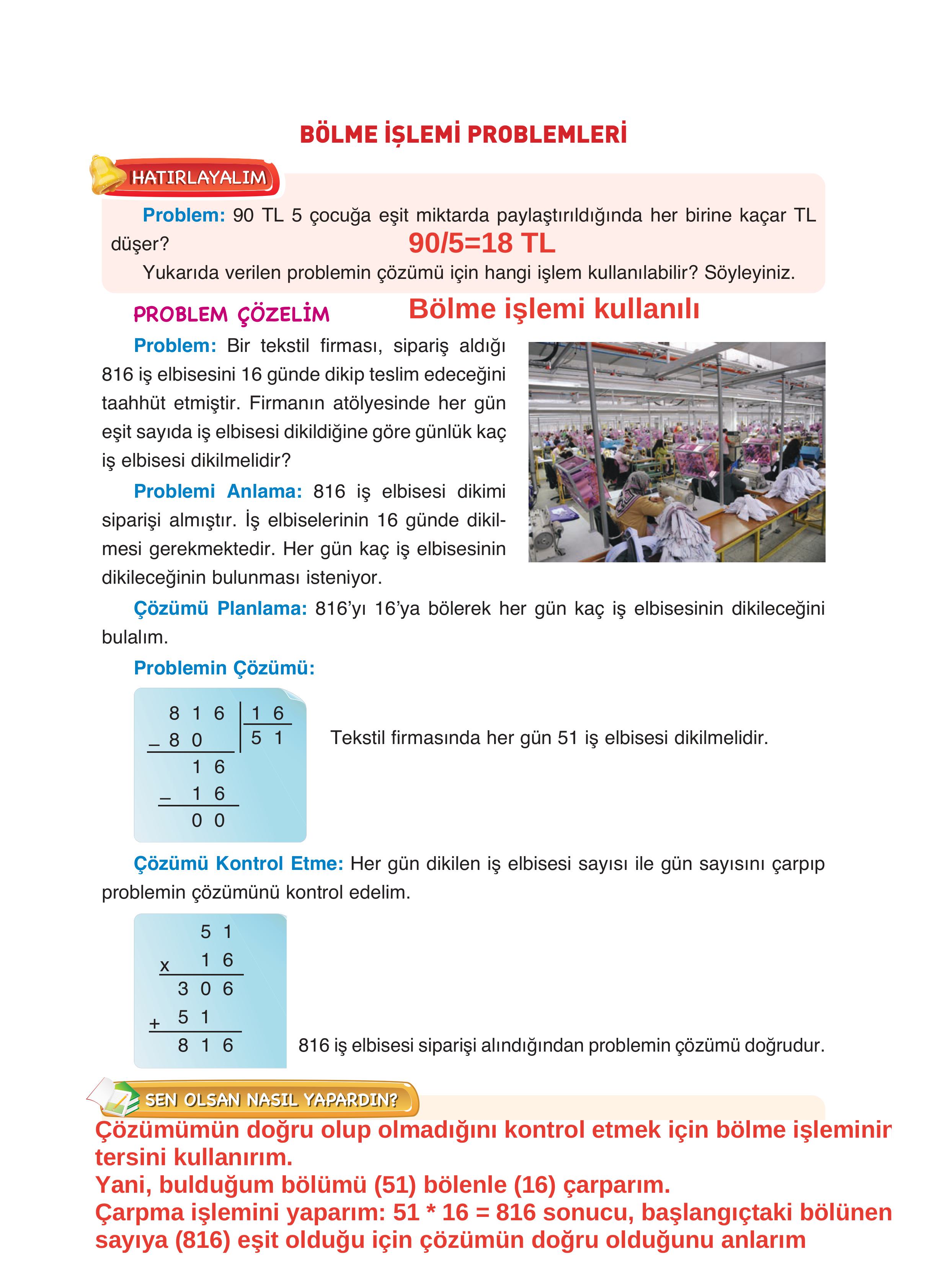 4. Sınıf Fersa Yayınları Matematik Ders Kitabı Sayfa 114 Cevapları
