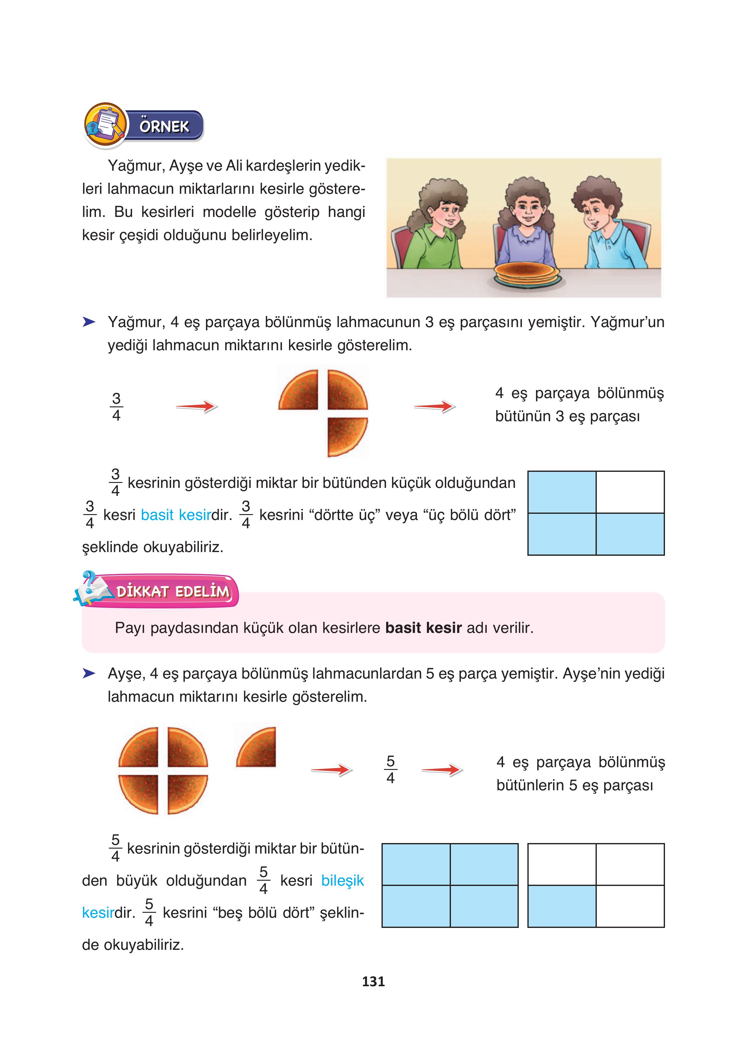4. Sınıf Fersa Yayınları Matematik Ders Kitabı Sayfa 131 Cevapları 4. Sınıf Fersa Yayınları Matematik Ders Kitabı Sayfa 131 Cevapları