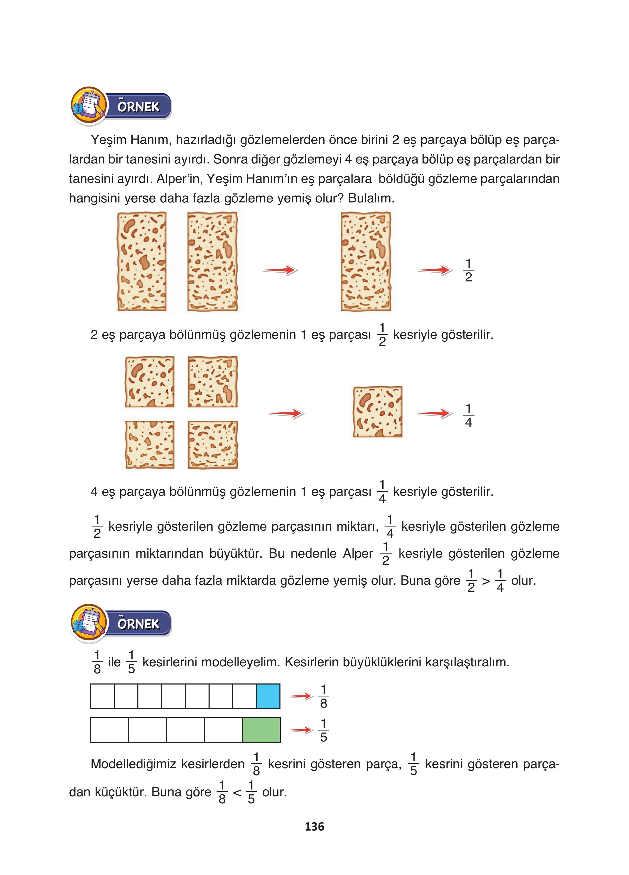 4. Sınıf Fersa Yayınları Matematik Ders Kitabı Sayfa 136 Cevapları 4. Sınıf Fersa Yayınları Matematik Ders Kitabı Sayfa 136 Cevapları