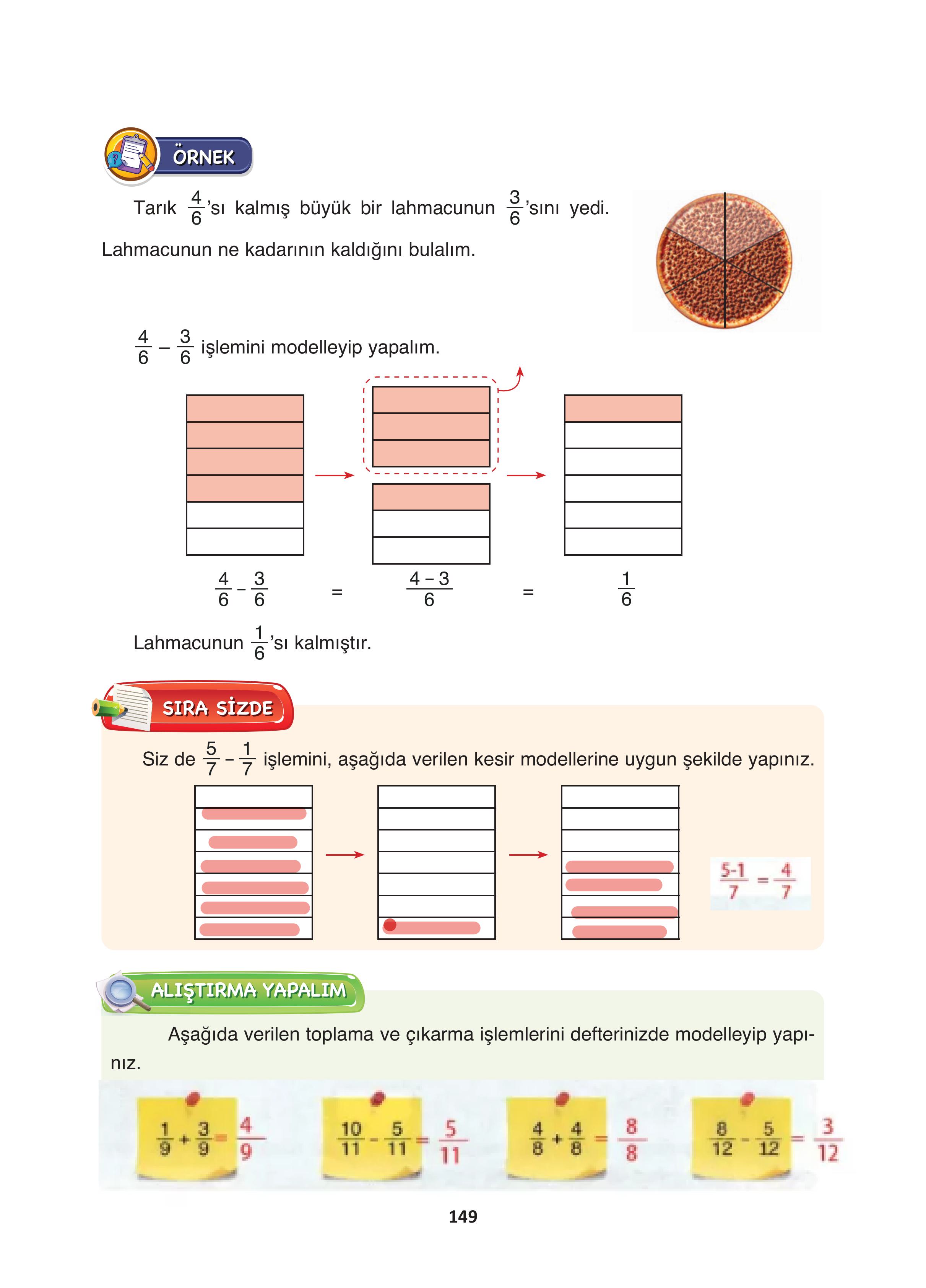 4. Sınıf Fersa Yayınları Matematik Ders Kitabı Sayfa 149 Cevapları 4. Sınıf Fersa Yayınları Matematik Ders Kitabı Sayfa 149 Cevapları