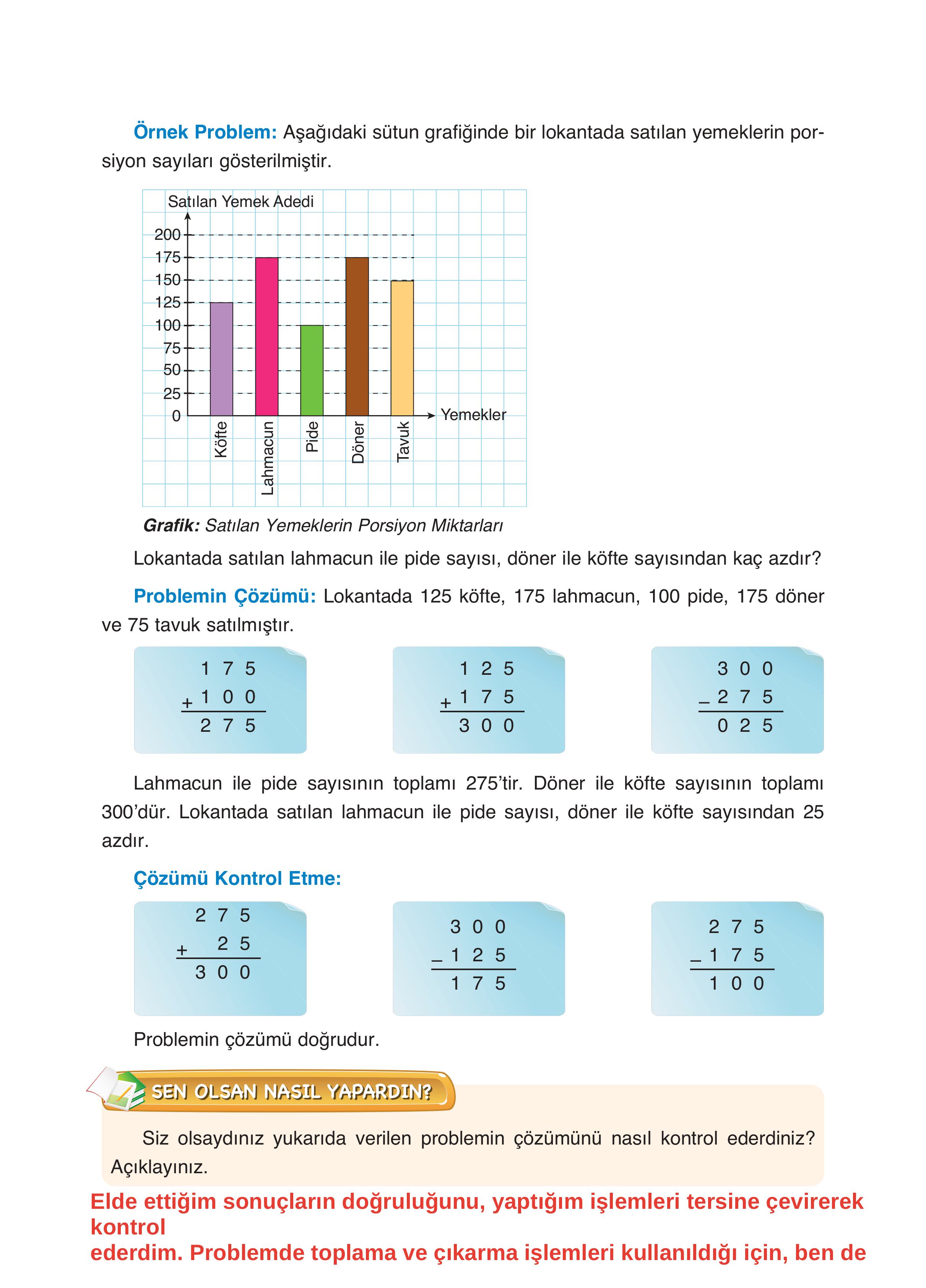 4. Sınıf Fersa Yayınları Matematik Ders Kitabı Sayfa 180 Cevapları 4. Sınıf Fersa Yayınları Matematik Ders Kitabı Sayfa 180 Cevapları