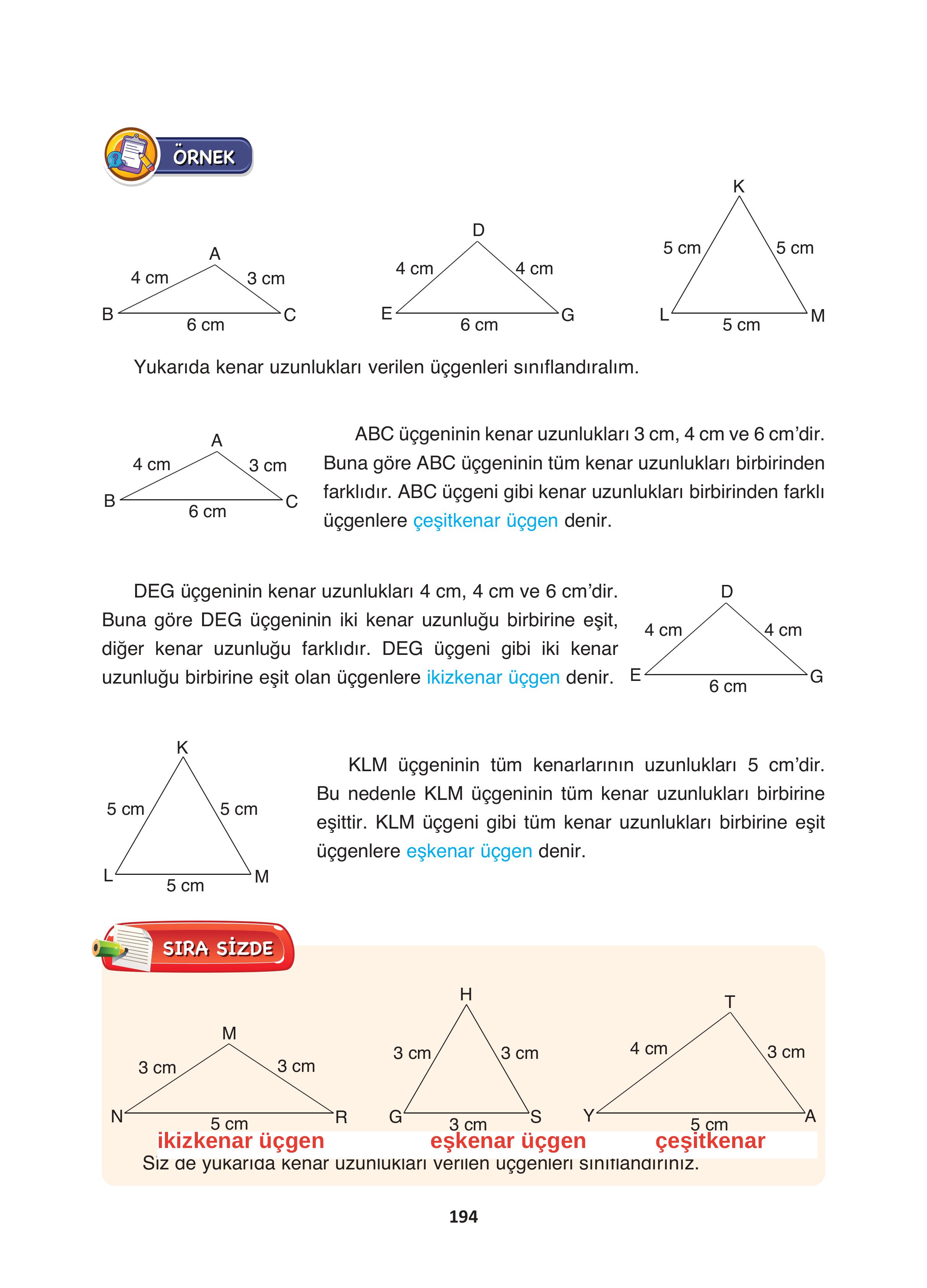 4. Sınıf Fersa Yayınları Matematik Ders Kitabı Sayfa 194 Cevapları