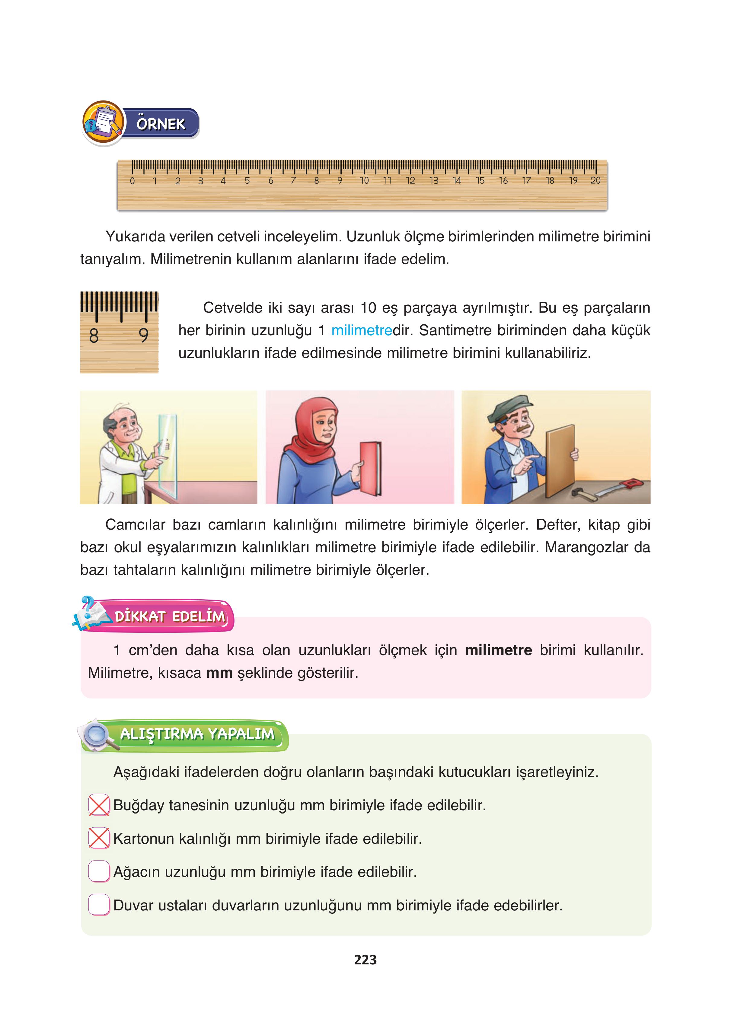 4. Sınıf Fersa Yayınları Matematik Ders Kitabı Sayfa 223 Cevapları 4. Sınıf Fersa Yayınları Matematik Ders Kitabı Sayfa 223 Cevapları