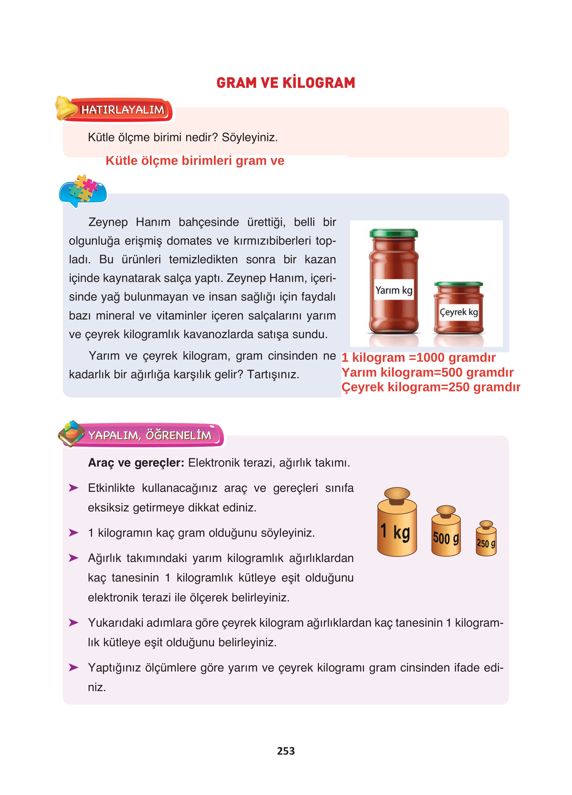 4. Sınıf Fersa Yayınları Matematik Ders Kitabı Sayfa 253 Cevapları 4. Sınıf Fersa Yayınları Matematik Ders Kitabı Sayfa 253 Cevapları