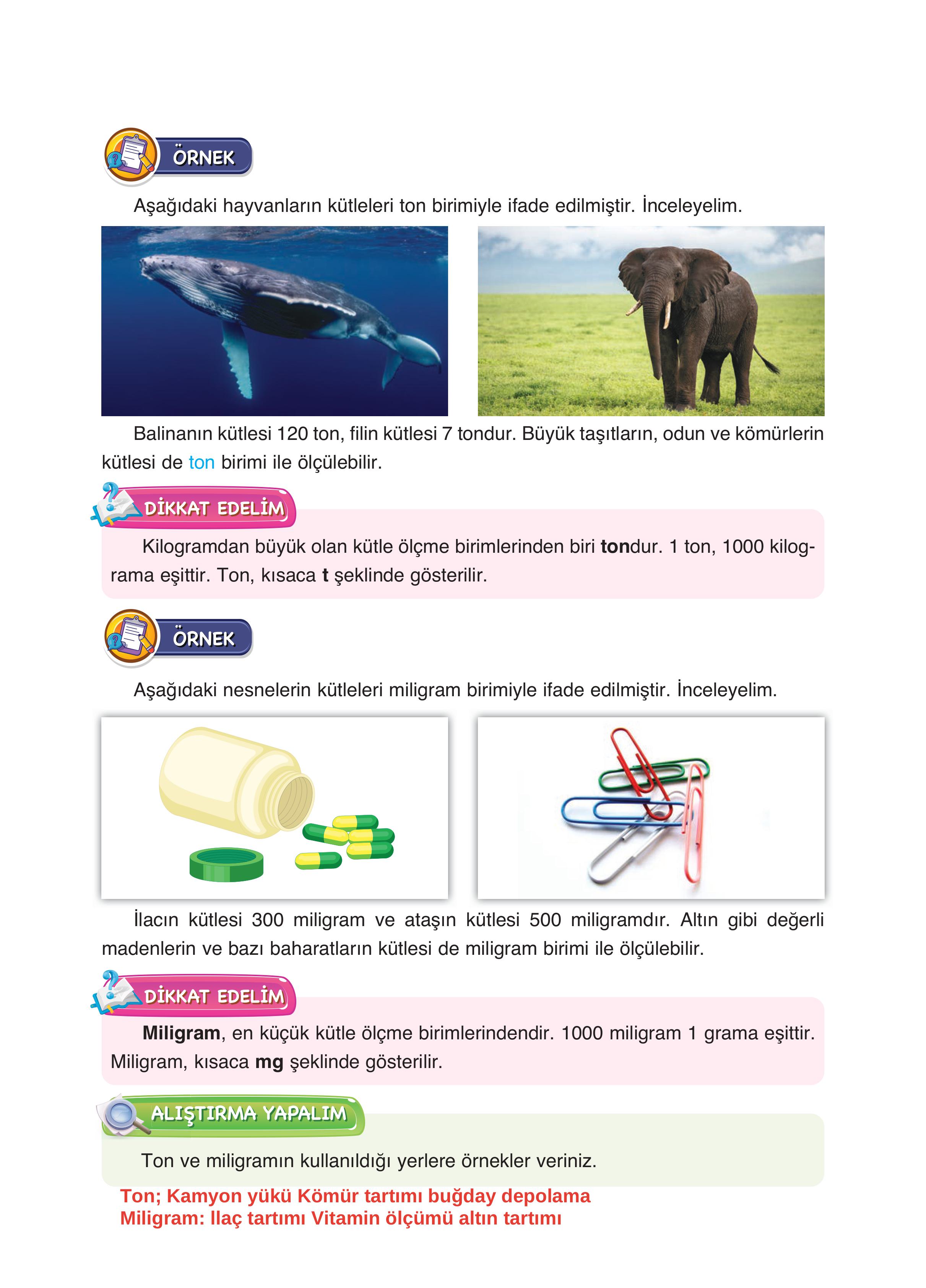 4. Sınıf Fersa Yayınları Matematik Ders Kitabı Sayfa 259 Cevapları