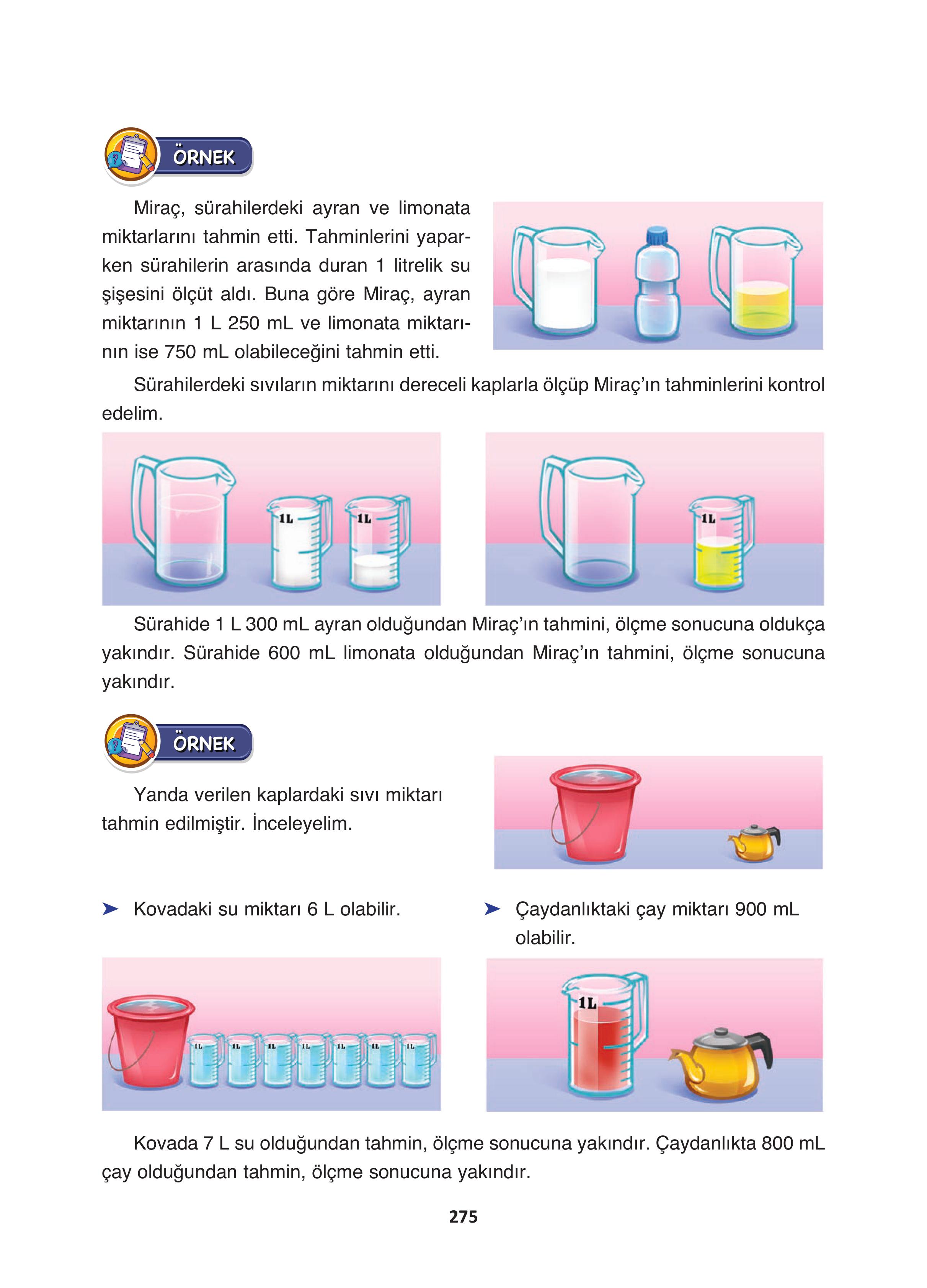 4. Sınıf Fersa Yayınları Matematik Ders Kitabı Sayfa 275 Cevapları