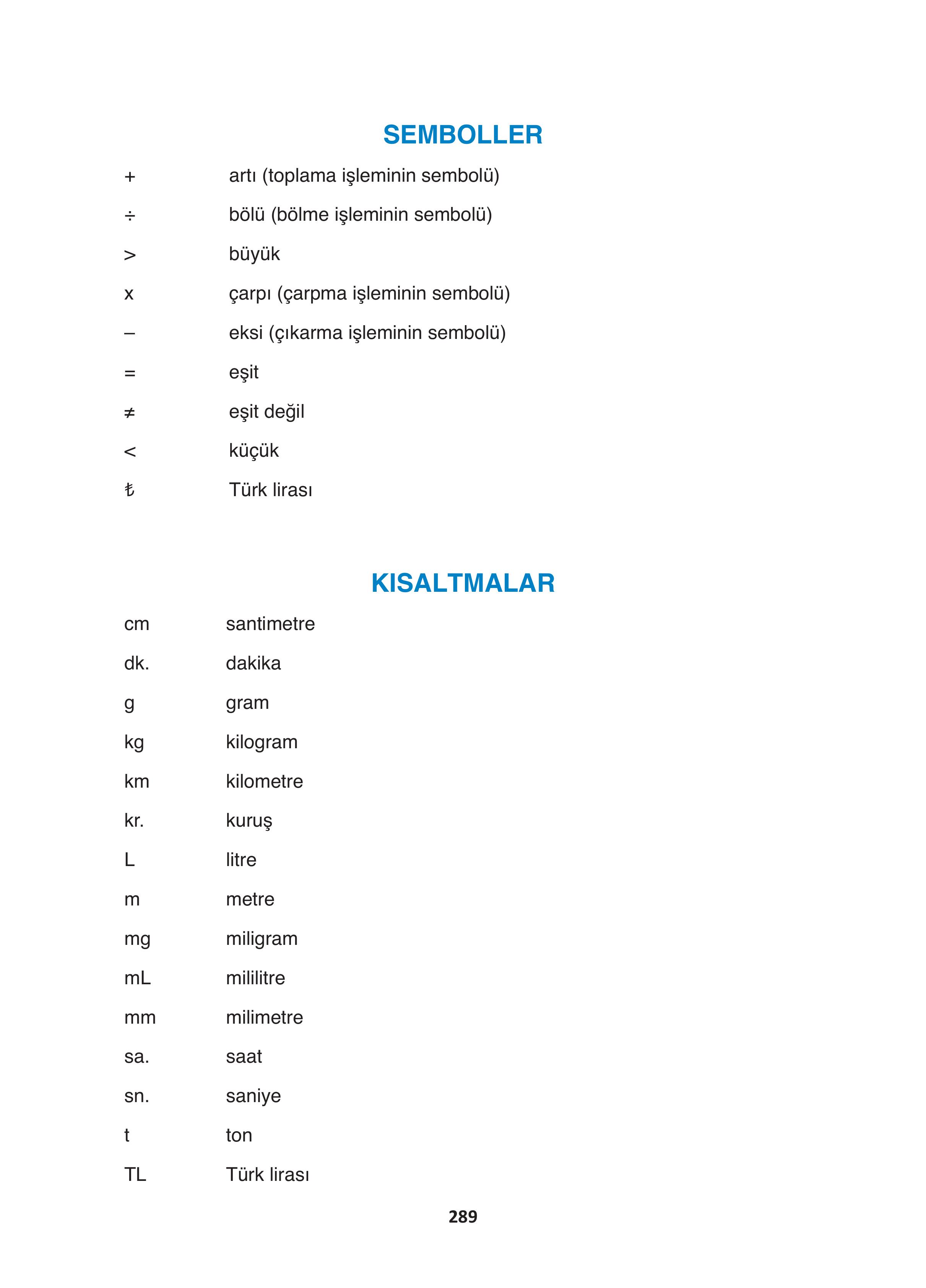 4. Sınıf Fersa Yayınları Matematik Ders Kitabı Sayfa 289 Cevapları