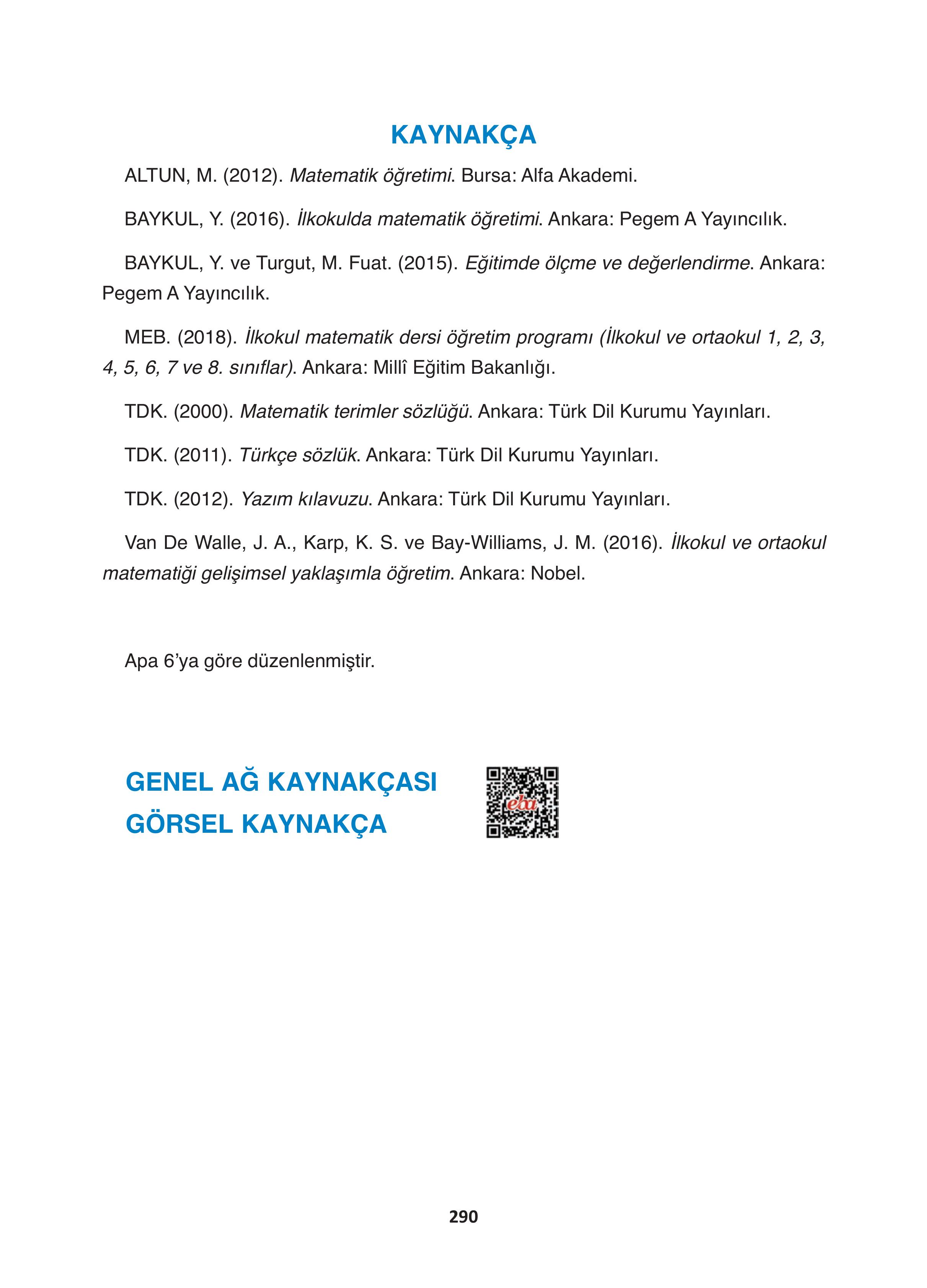 4. Sınıf Fersa Yayınları Matematik Ders Kitabı Sayfa 290 Cevapları
