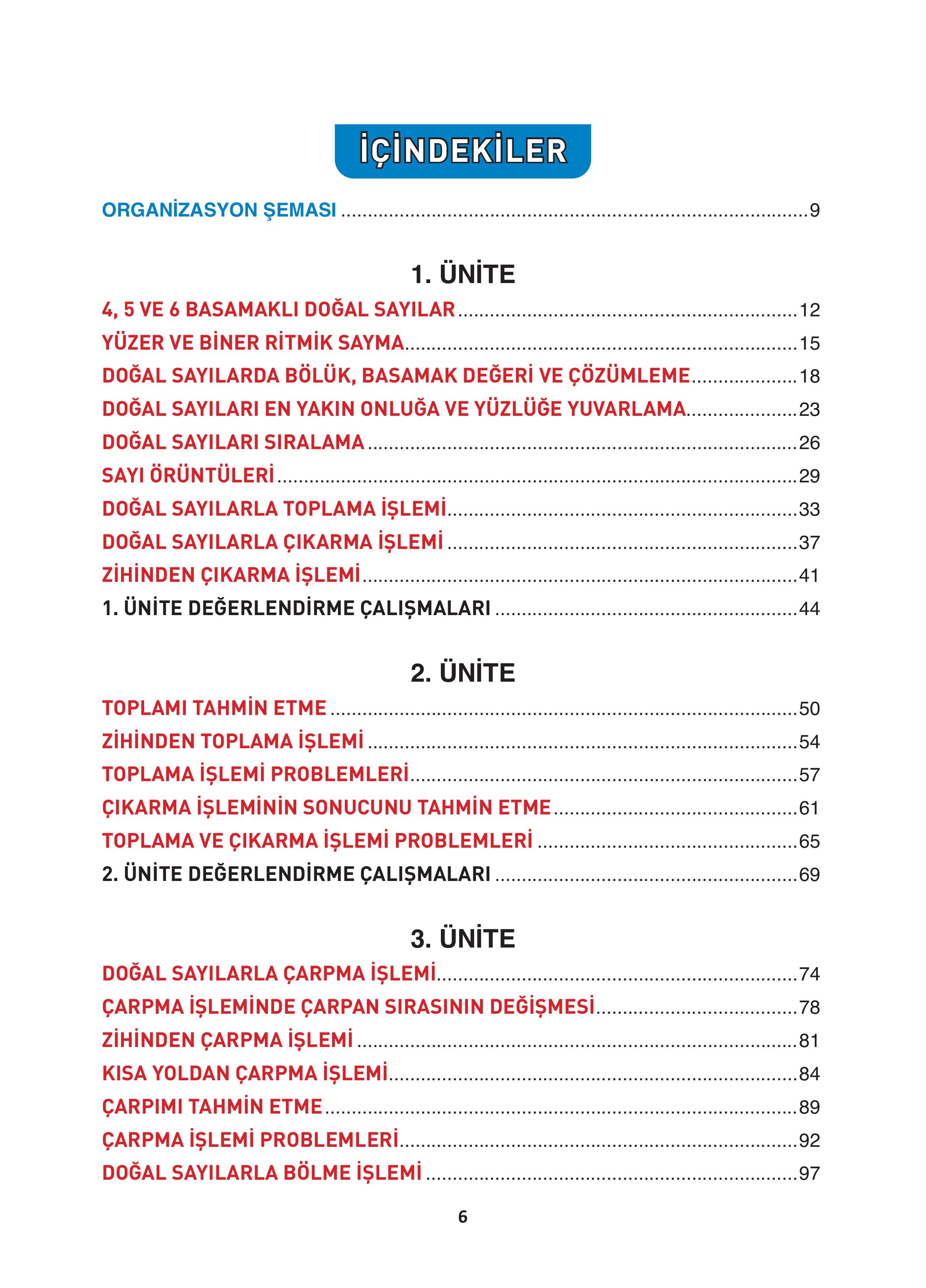 4. Sınıf Fersa Yayınları Matematik Ders Kitabı Sayfa 6 Cevapları 4. Sınıf Fersa Yayınları Matematik Ders Kitabı Sayfa 6 Cevapları