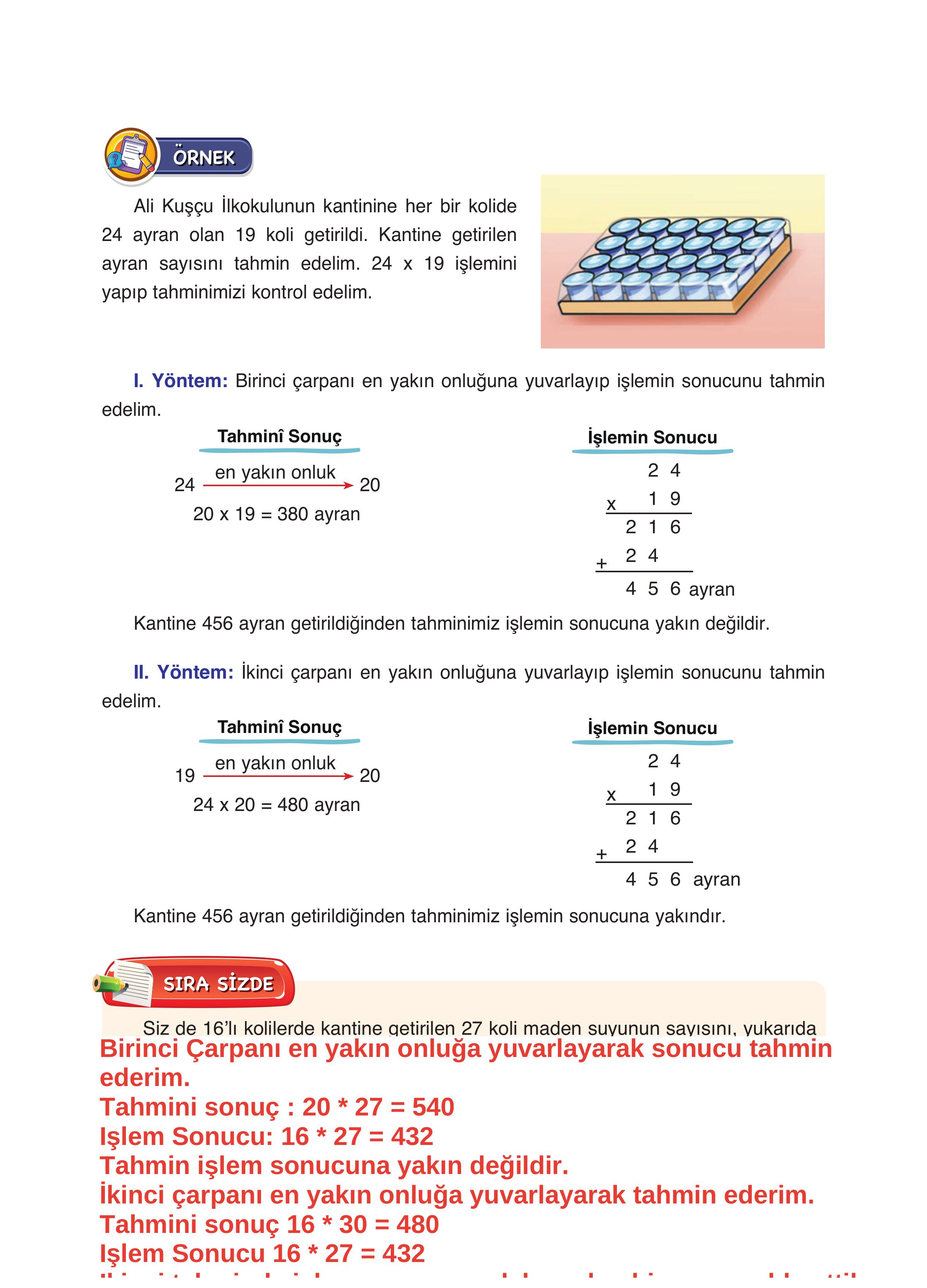 4. Sınıf Fersa Yayınları Matematik Ders Kitabı Sayfa 90 Cevapları